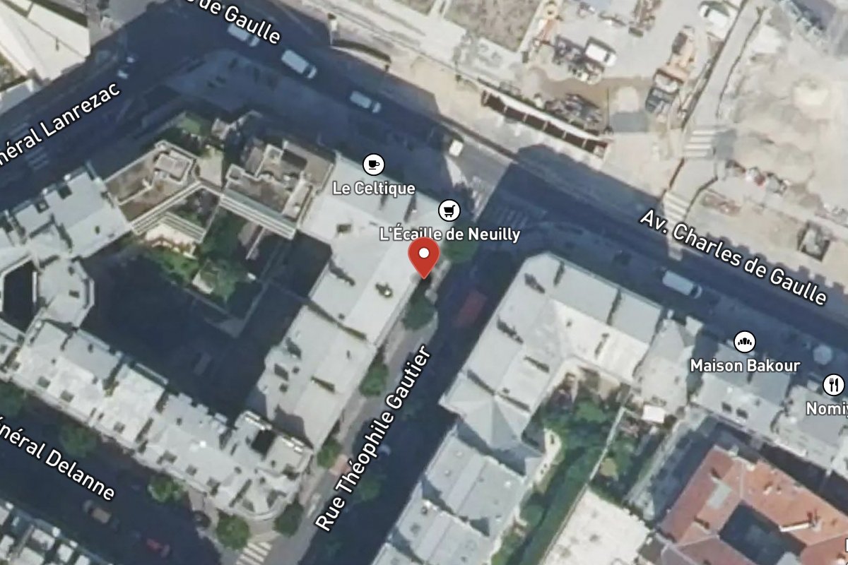 Vue satellite — 2 Rue Théophile Gautier