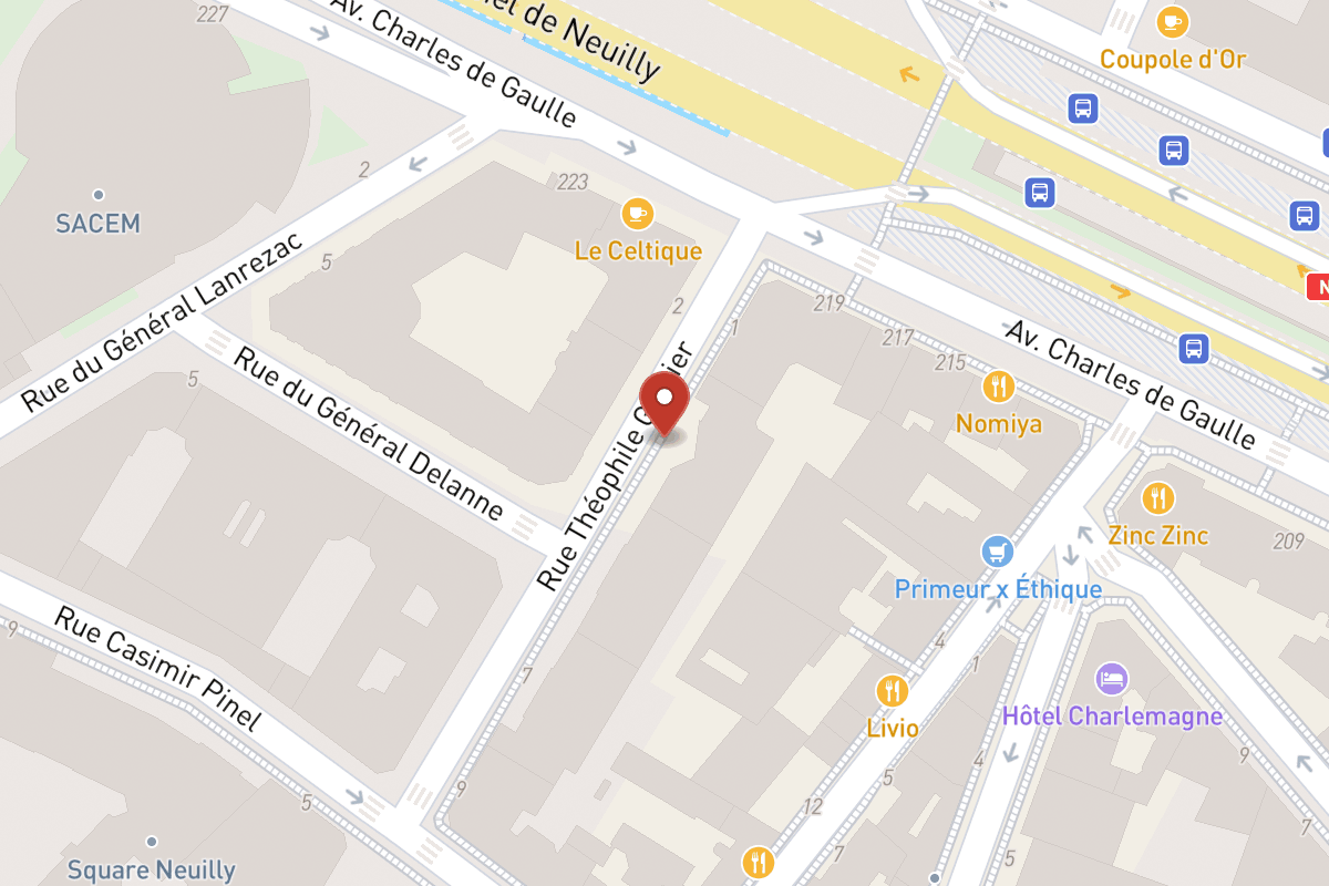 Plan de situation — 3 Rue Théophile Gautier