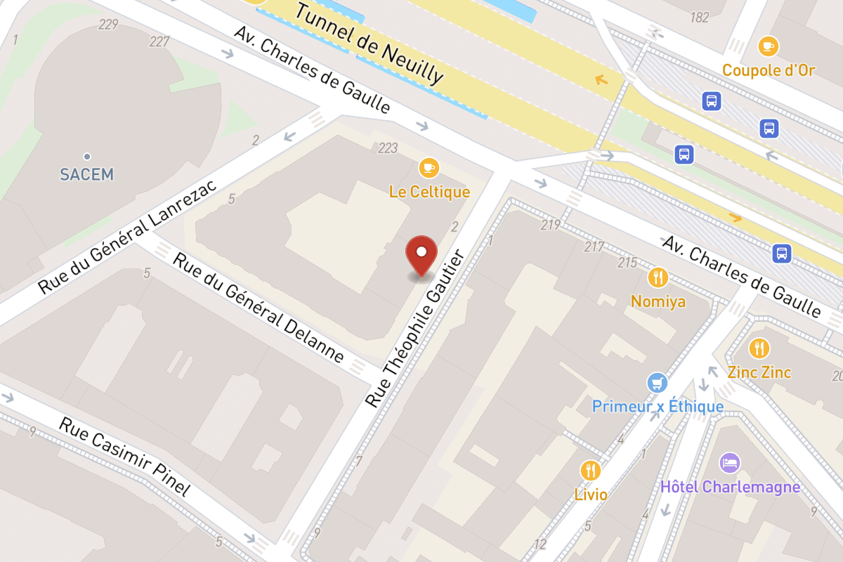 Plan de situation — 4 Rue Théophile Gautier