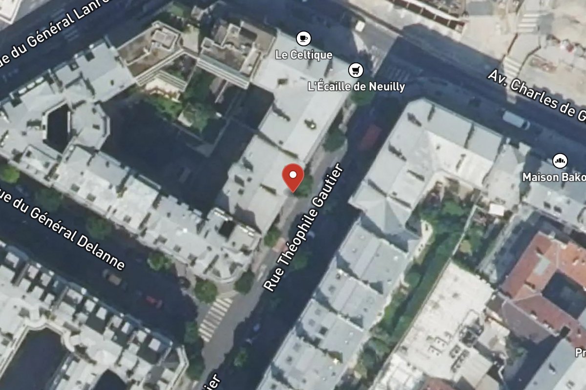 Vue satellite — 4 Rue Théophile Gautier