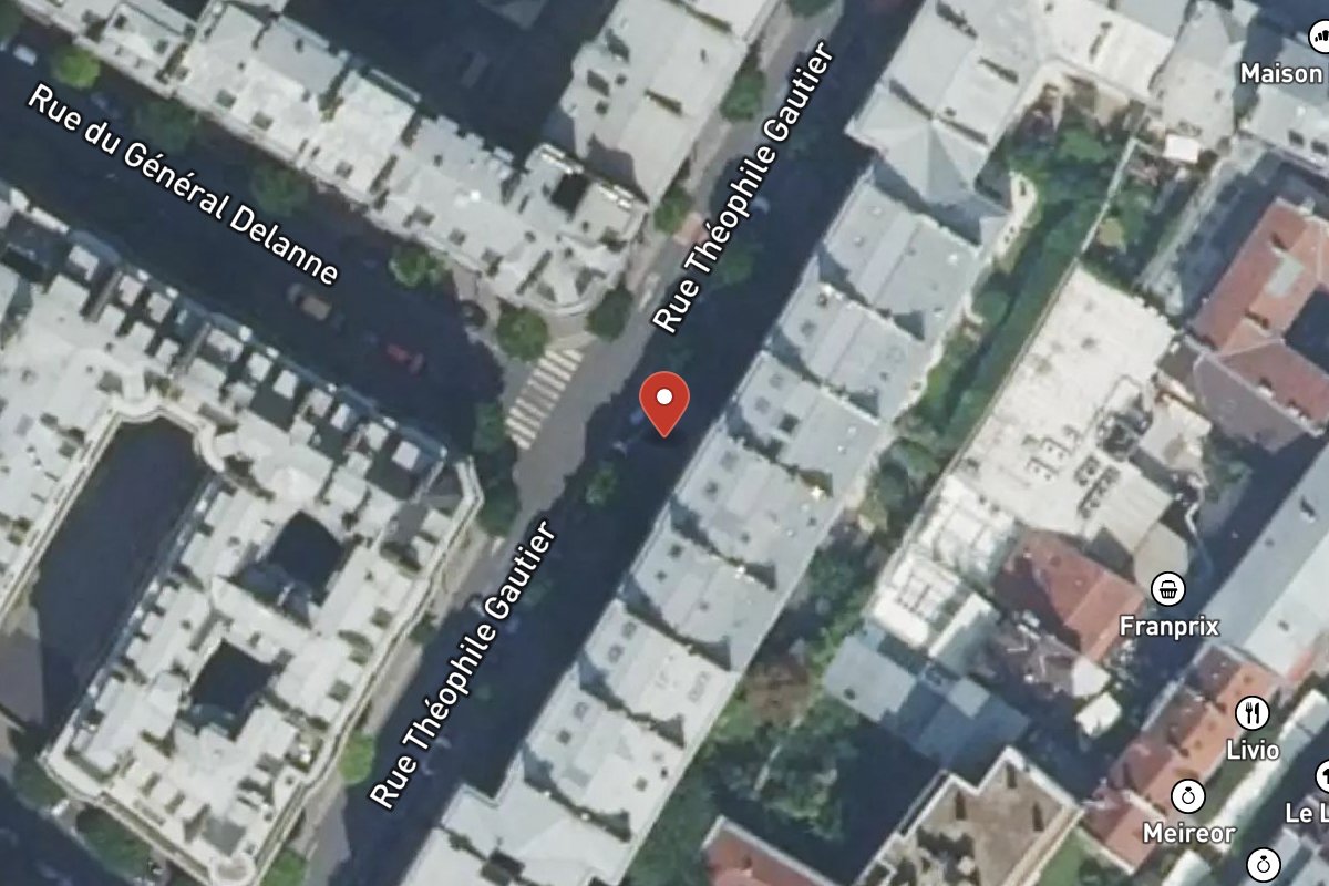 Vue satellite — 5 Rue Théophile Gautier