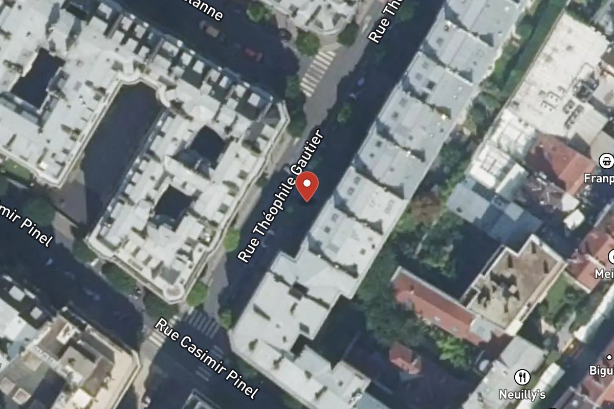 Vue satellite — 7 Rue Théophile Gautier