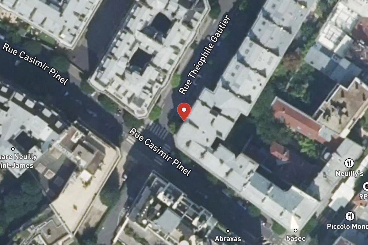 Vue satellite — 9 Rue Théophile Gautier