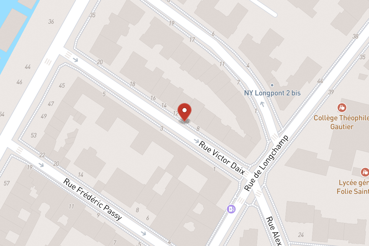 Plan de situation — 10 Rue Victor Daix