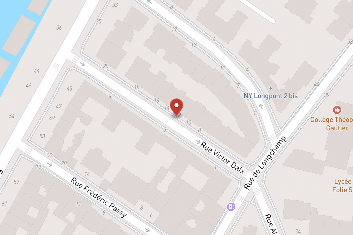 Plan de situation — 12 Rue Victor Daix