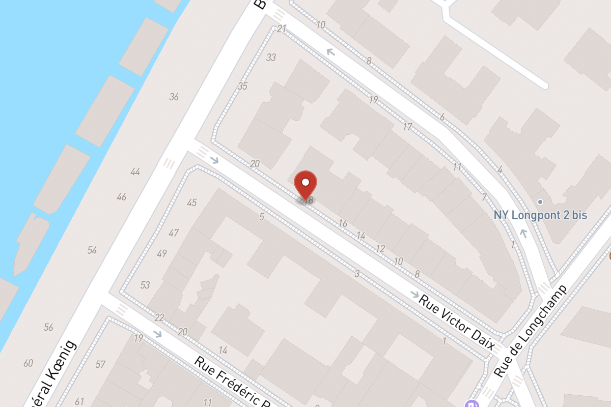 Plan de situation — 18 Rue Victor Daix