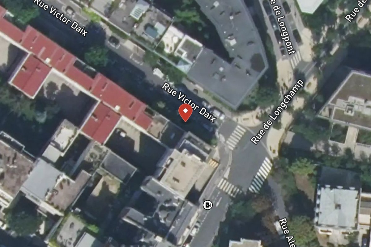 Vue satellite — 1 Rue Victor Daix