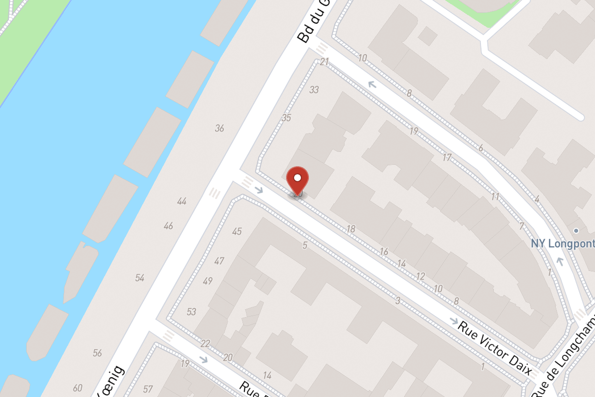 Plan de situation — 20 Rue Victor Daix