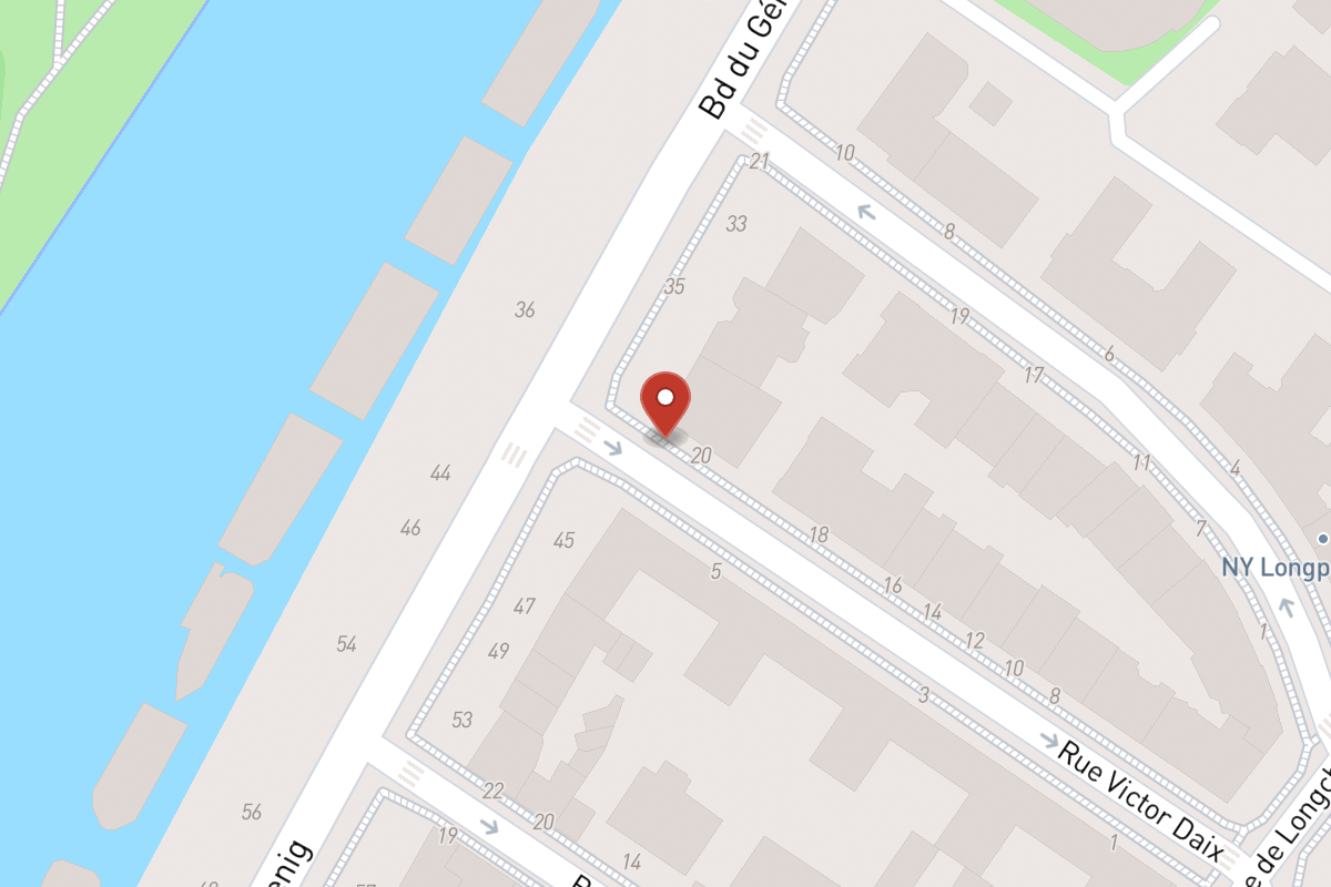 Plan de situation — 22 Rue Victor Daix