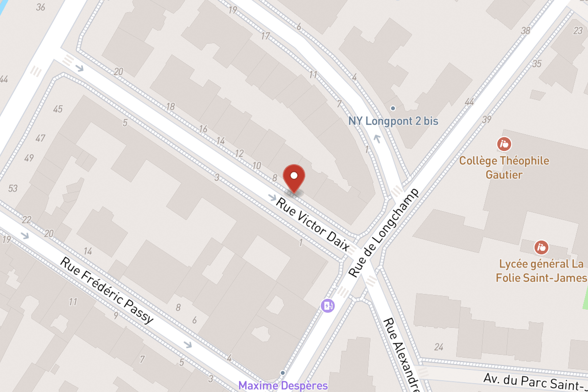 Plan de situation — 6 Rue Victor Daix