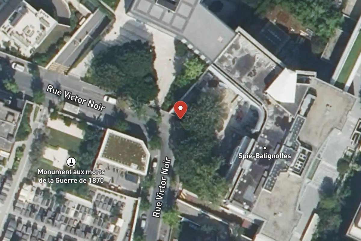 Vue satellite — 10 Rue Victor Noir