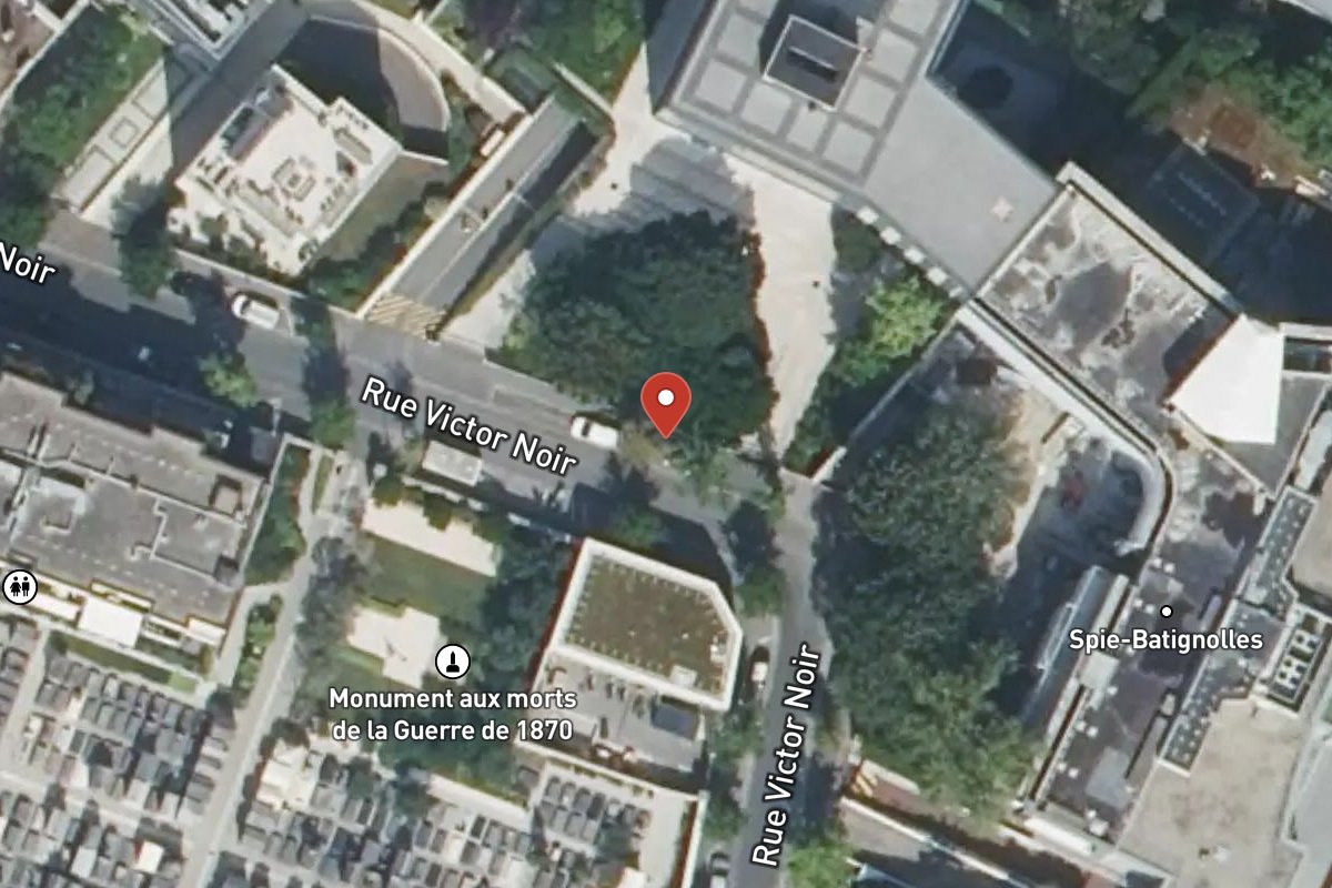 Vue satellite — 12 Rue Victor Noir
