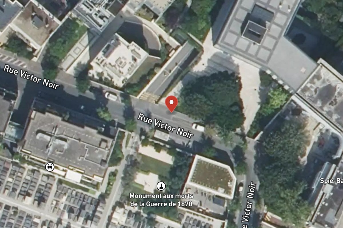 Vue satellite — 14 Rue Victor Noir