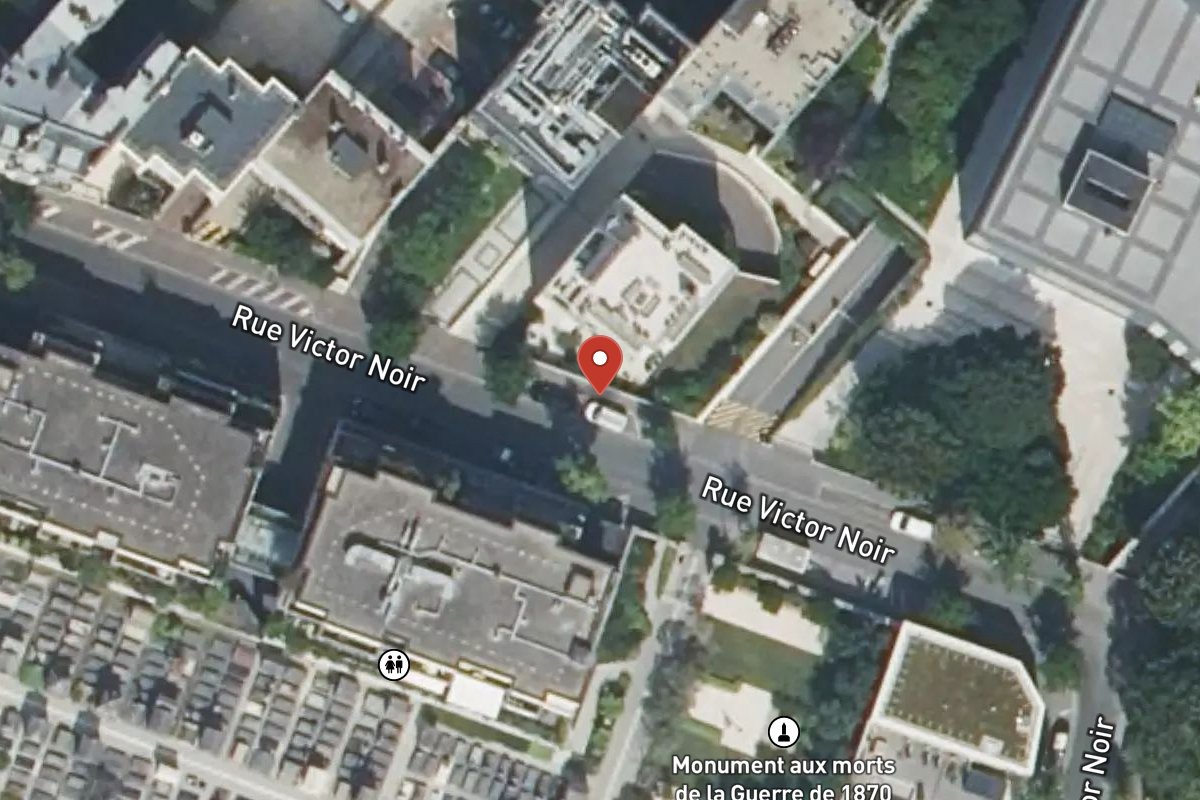 Vue satellite — 16 Rue Victor Noir