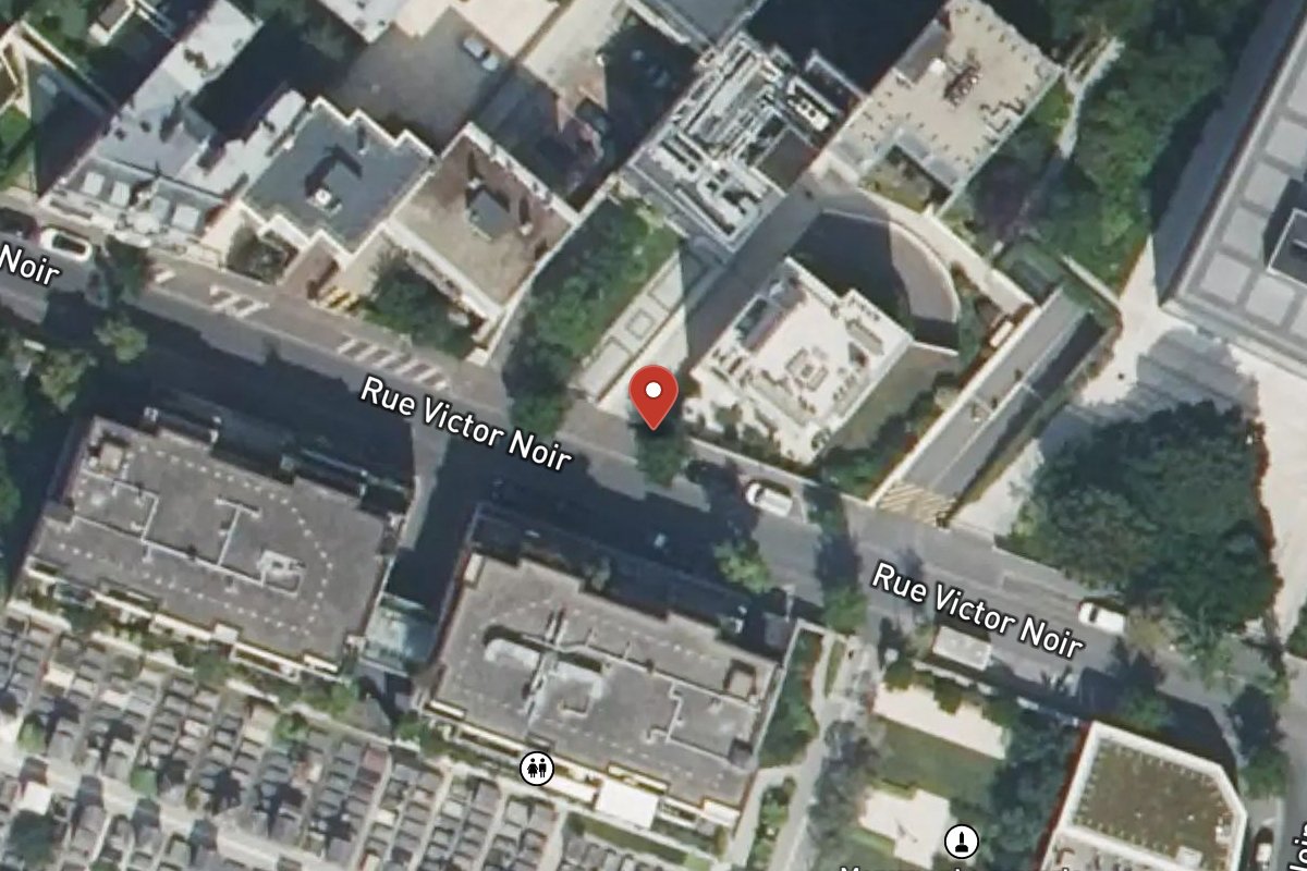 Vue satellite — 18 Rue Victor Noir