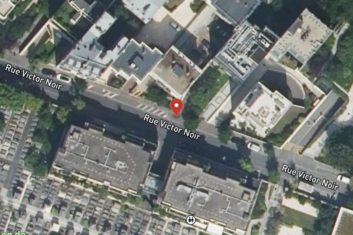 Vue satellite — 22 Rue Victor Noir