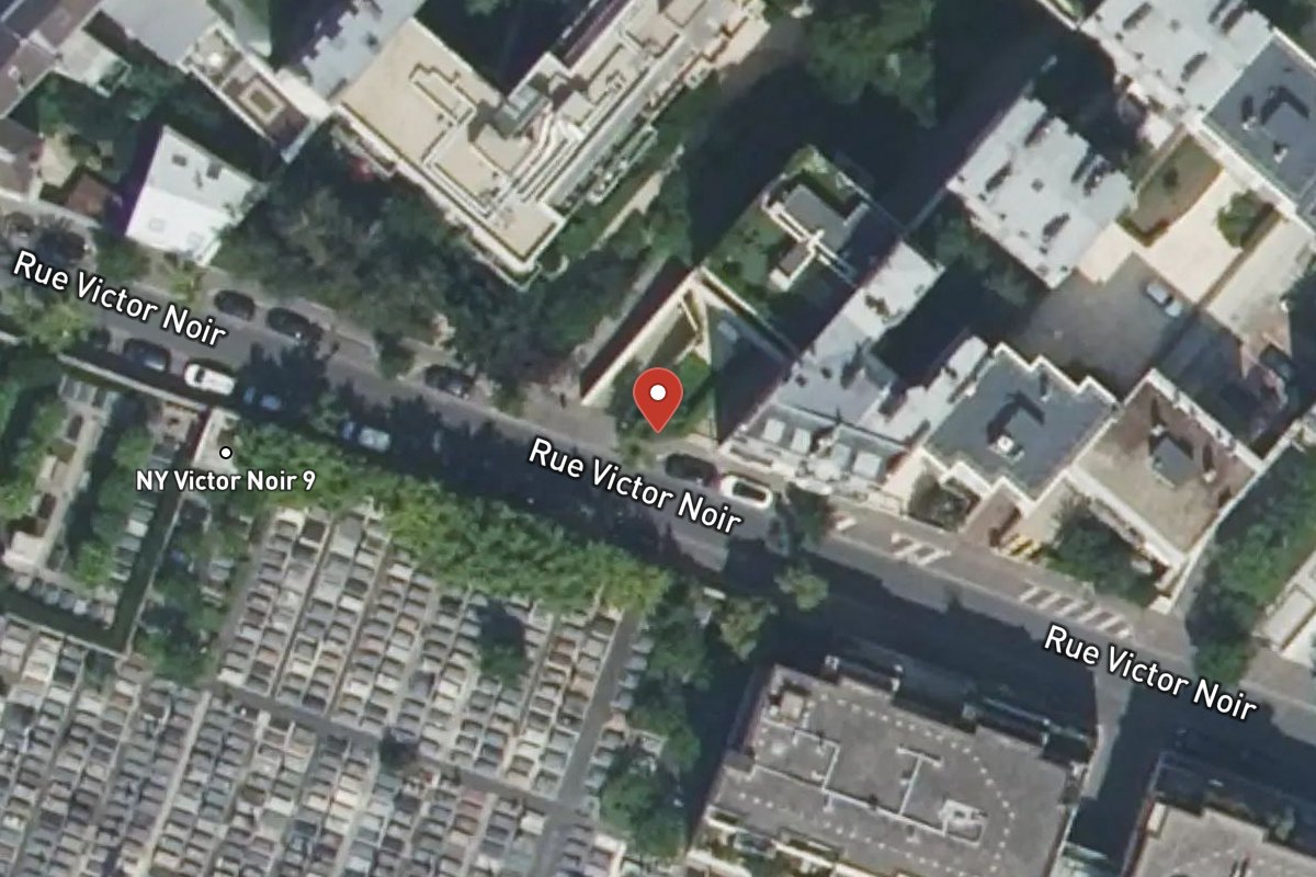Vue satellite — 28 Rue Victor Noir
