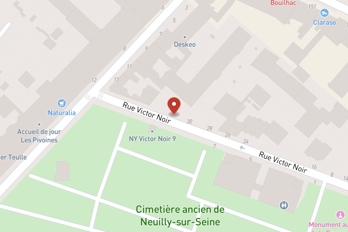 Plan de situation — 32BIS Rue Victor Noir