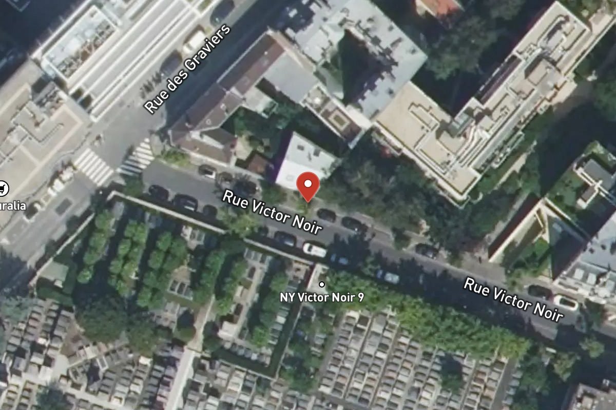 Vue satellite — 32 Rue Victor Noir