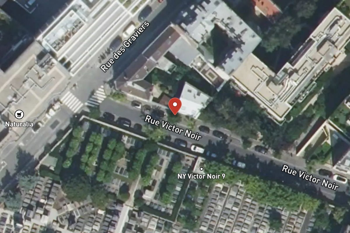 Vue satellite — 34 Rue Victor Noir