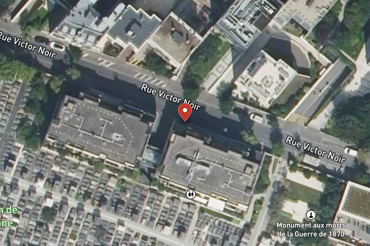 Vue satellite — 3 Rue Victor Noir