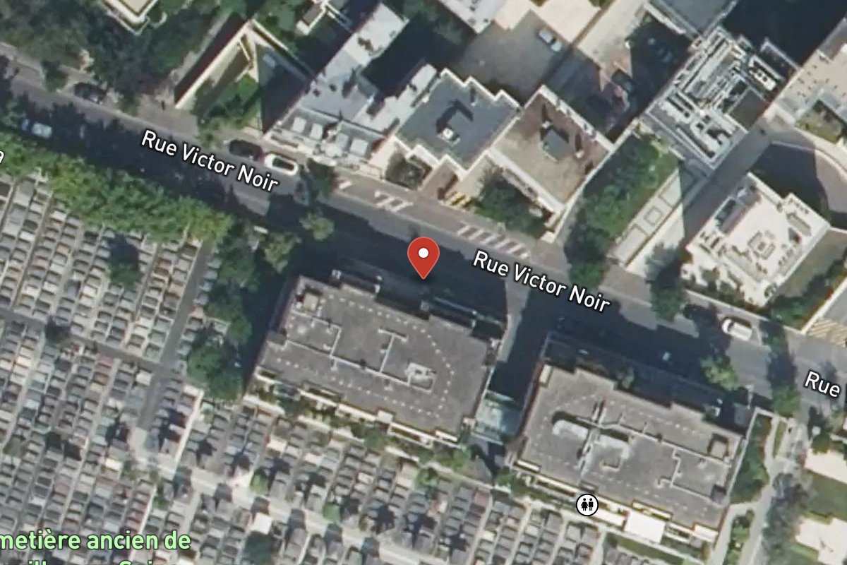 Vue satellite — 5 Rue Victor Noir