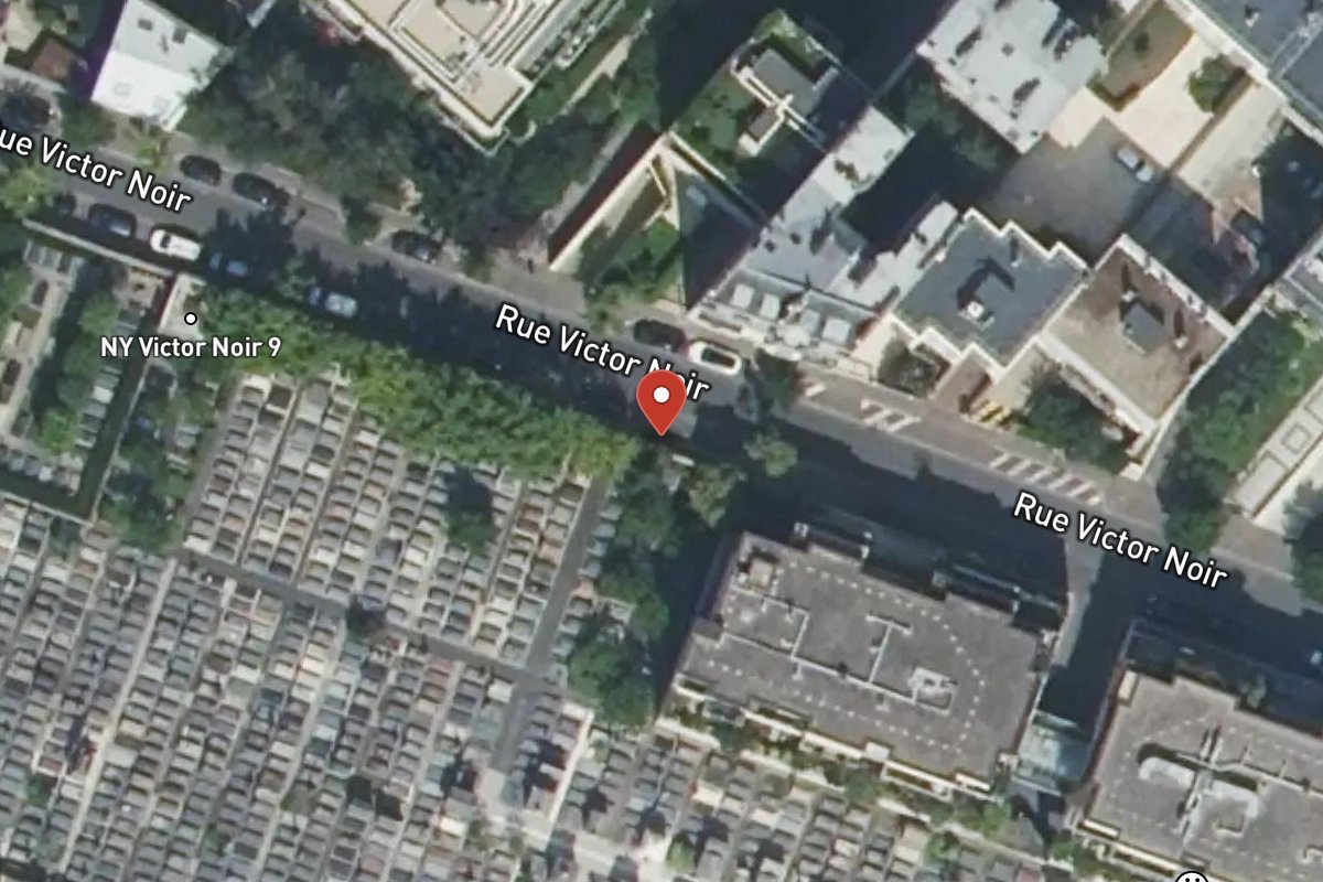 Vue satellite — 7 Rue Victor Noir
