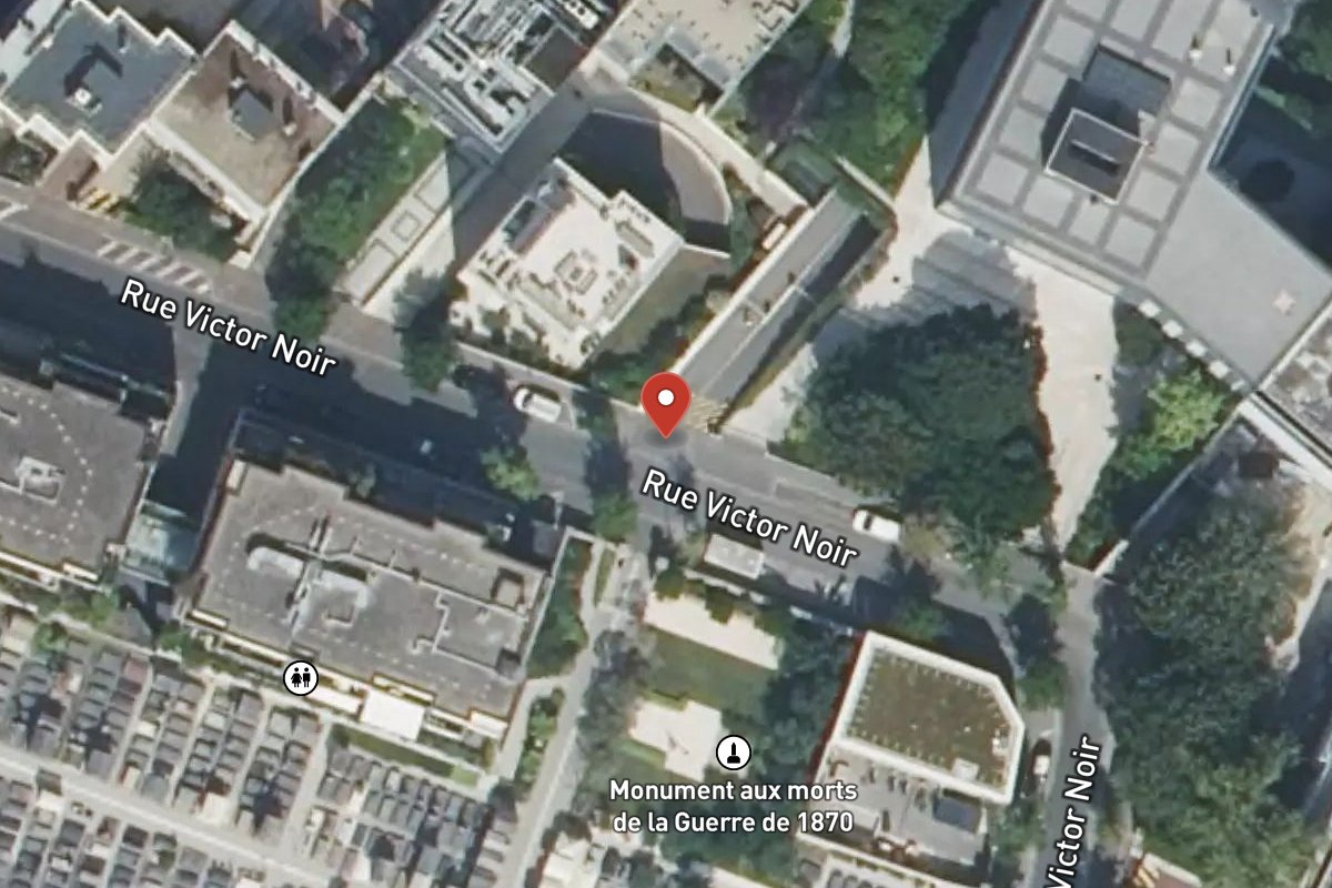 Vue satellite — 8 Rue Victor Noir