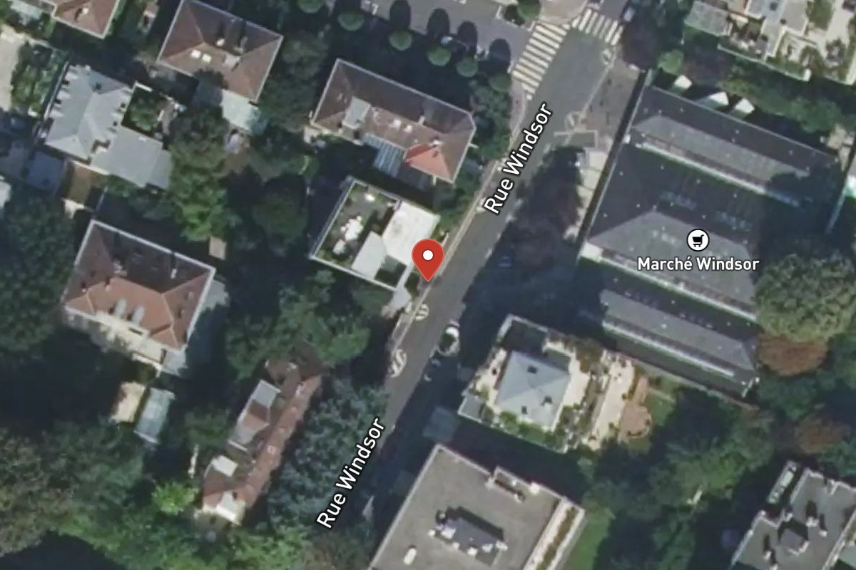 Vue satellite — 10 Rue Windsor