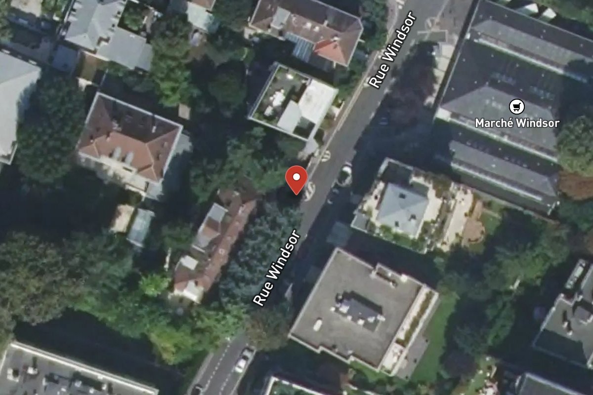 Vue satellite — 12 Rue Windsor