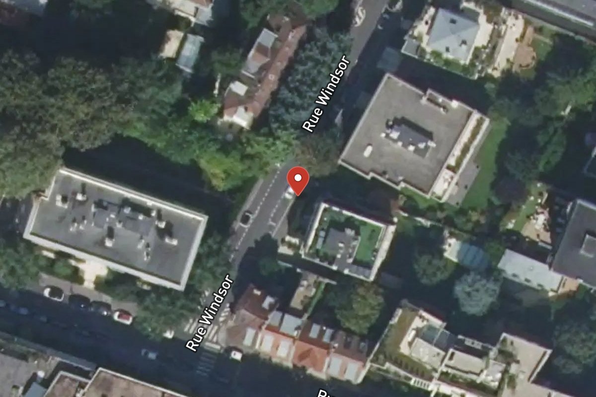Vue satellite — 15 Rue Windsor