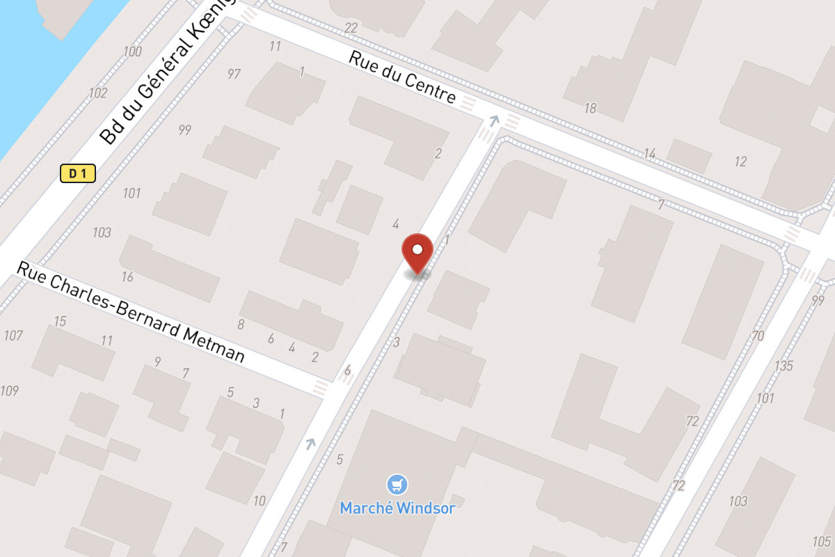 Plan de situation — 1BIS Rue Windsor