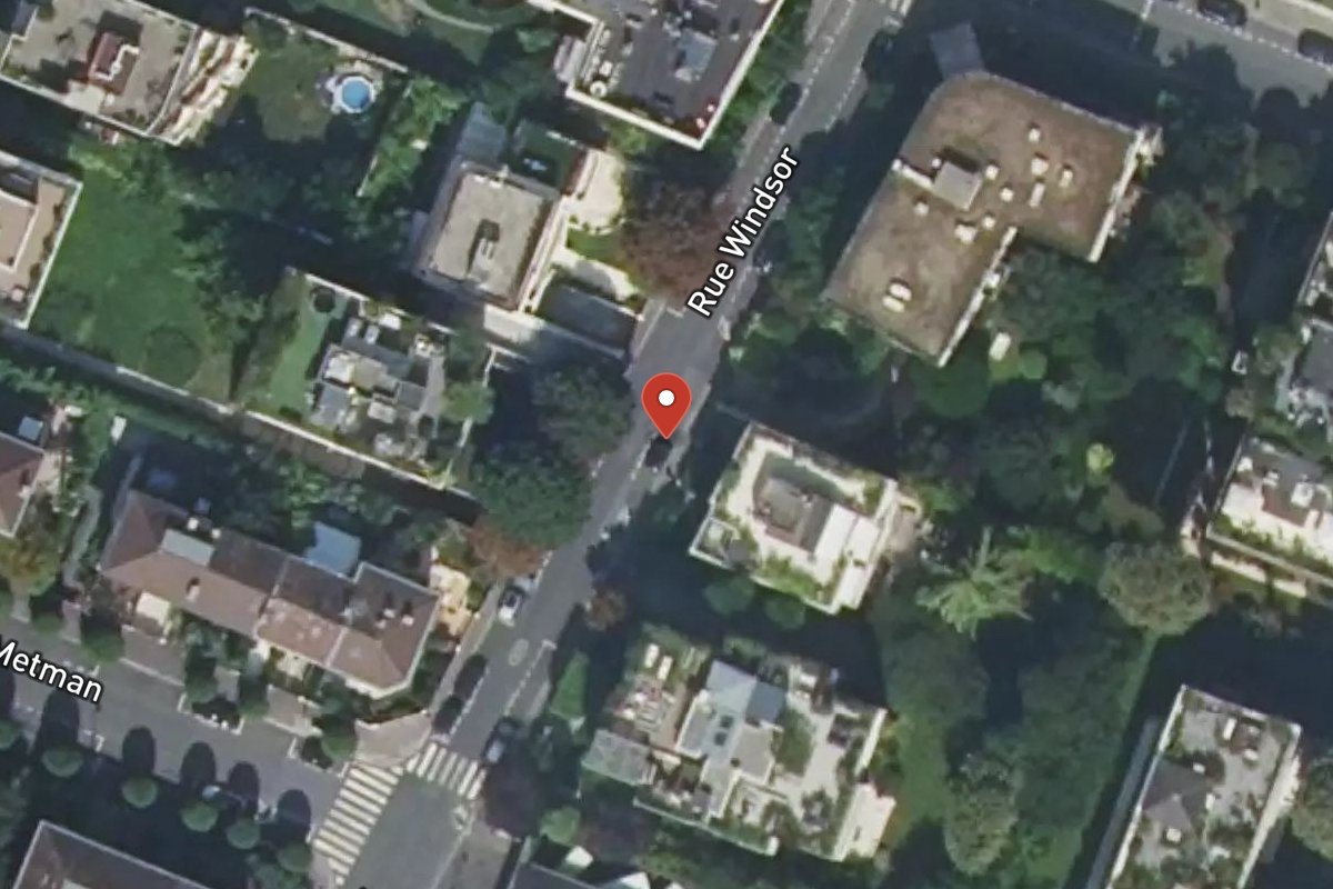 Vue satellite — 1BIS Rue Windsor