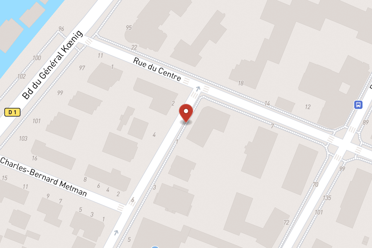 Plan de situation — 1 Rue Windsor