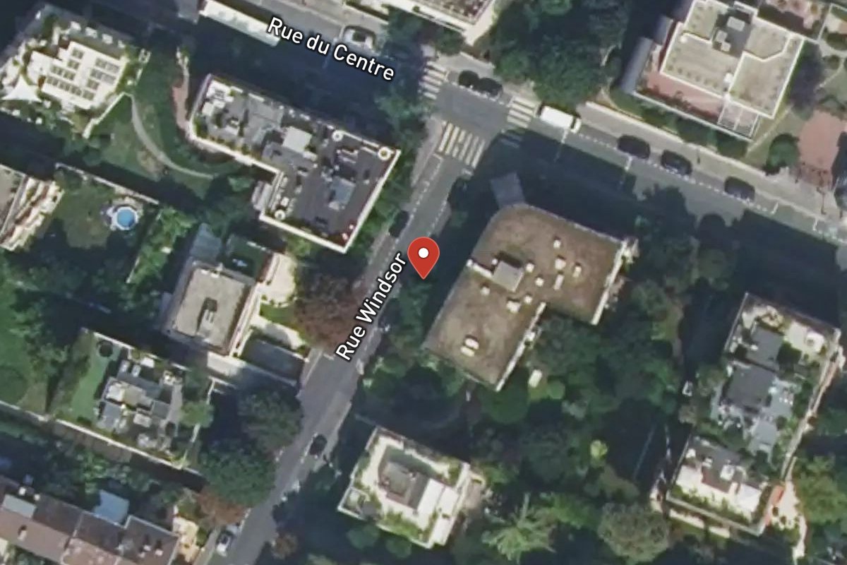 Vue satellite — 1 Rue Windsor
