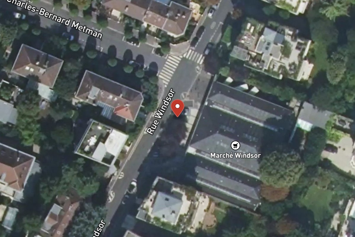 Vue satellite — 5 Rue Windsor