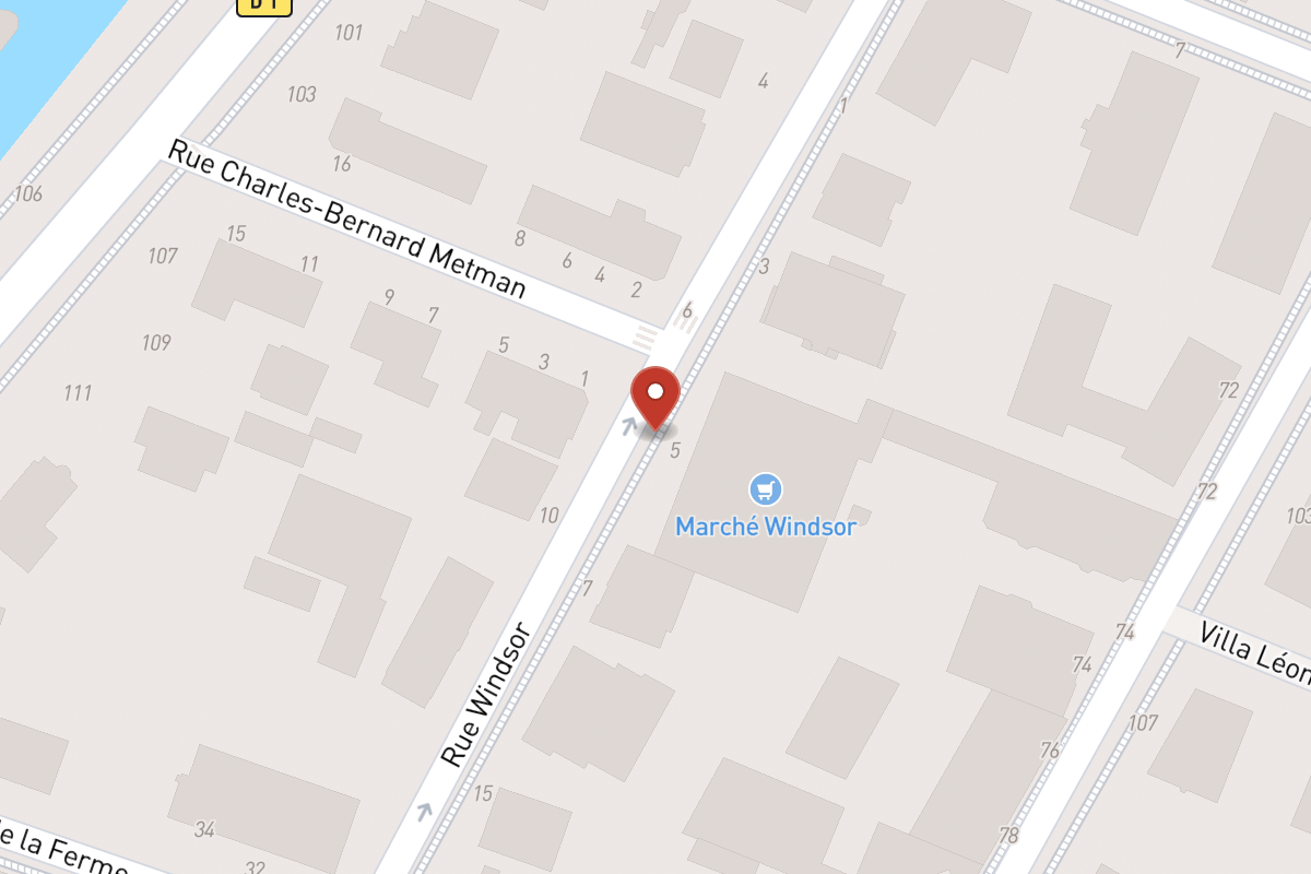 Plan de situation — 6BIS Rue Windsor
