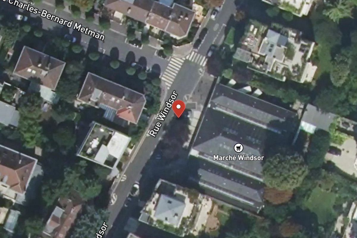 Vue satellite — 6BIS Rue Windsor