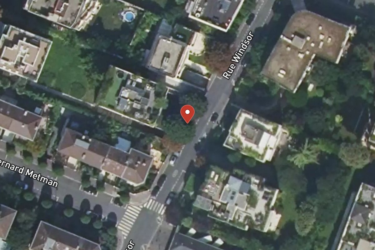 Vue satellite — 6 Rue Windsor