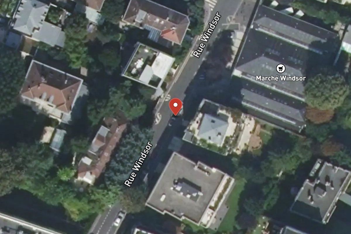 Vue satellite — 7 Rue Windsor