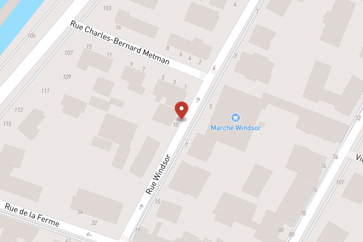 Plan de situation — 8BIS Rue Windsor
