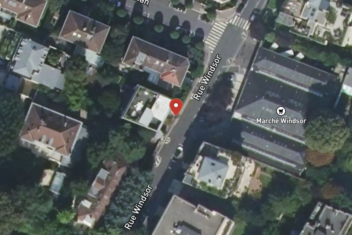 Vue satellite — 8BIS Rue Windsor
