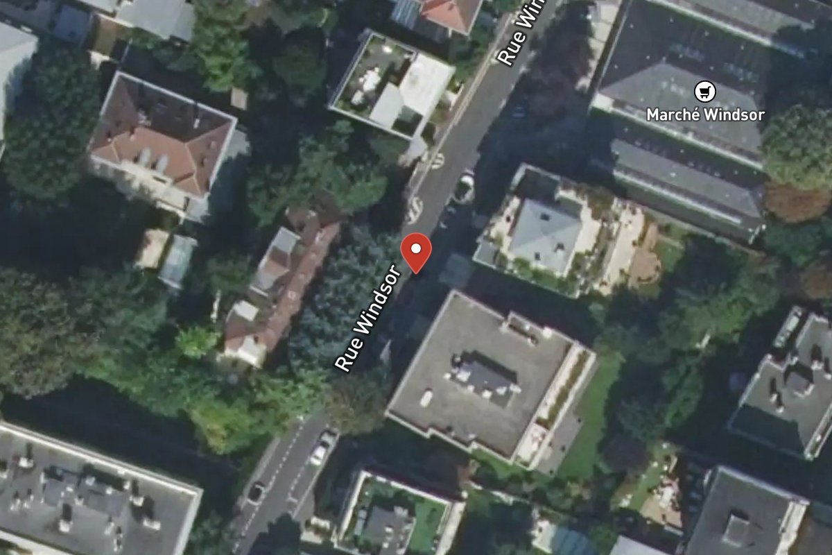 Vue satellite — 9 Rue Windsor