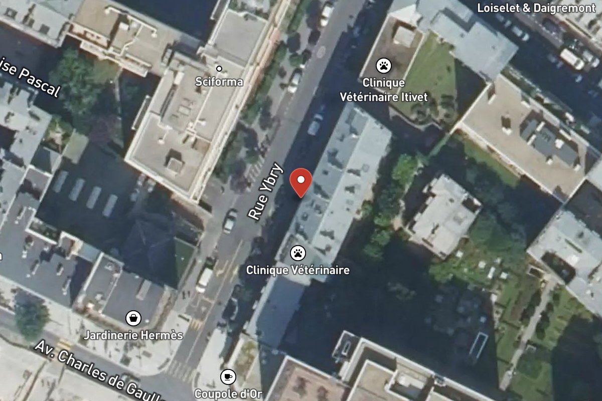 Vue satellite — 10 Rue Ybry