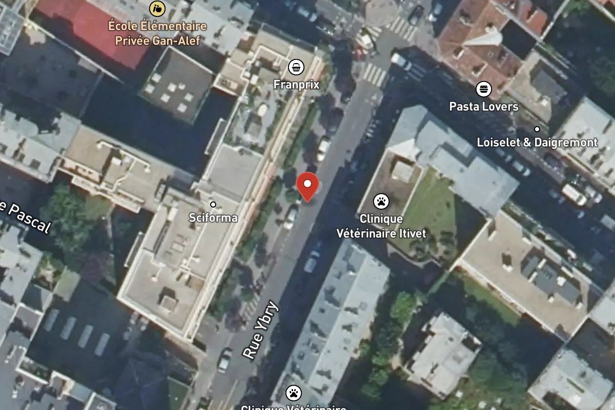 Vue satellite — 11 Rue Ybry