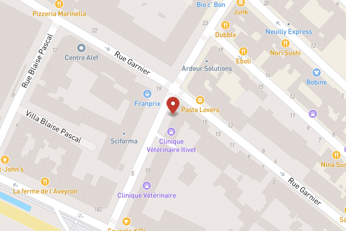 Plan de situation — 16 Rue Ybry