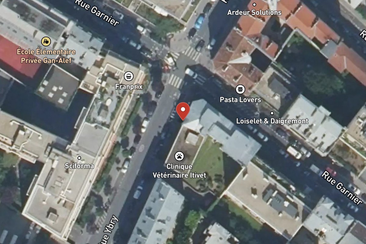 Vue satellite — 16 Rue Ybry