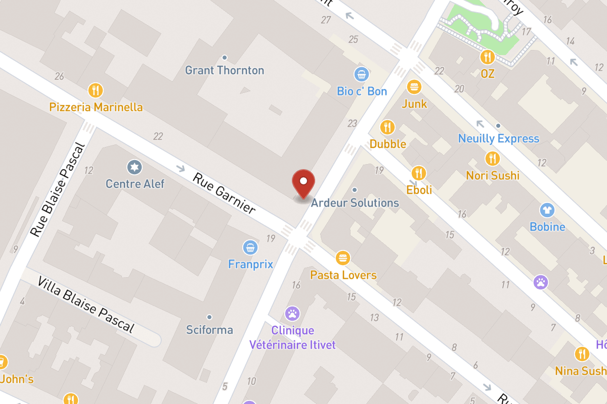 Plan de situation — 17 Rue Ybry