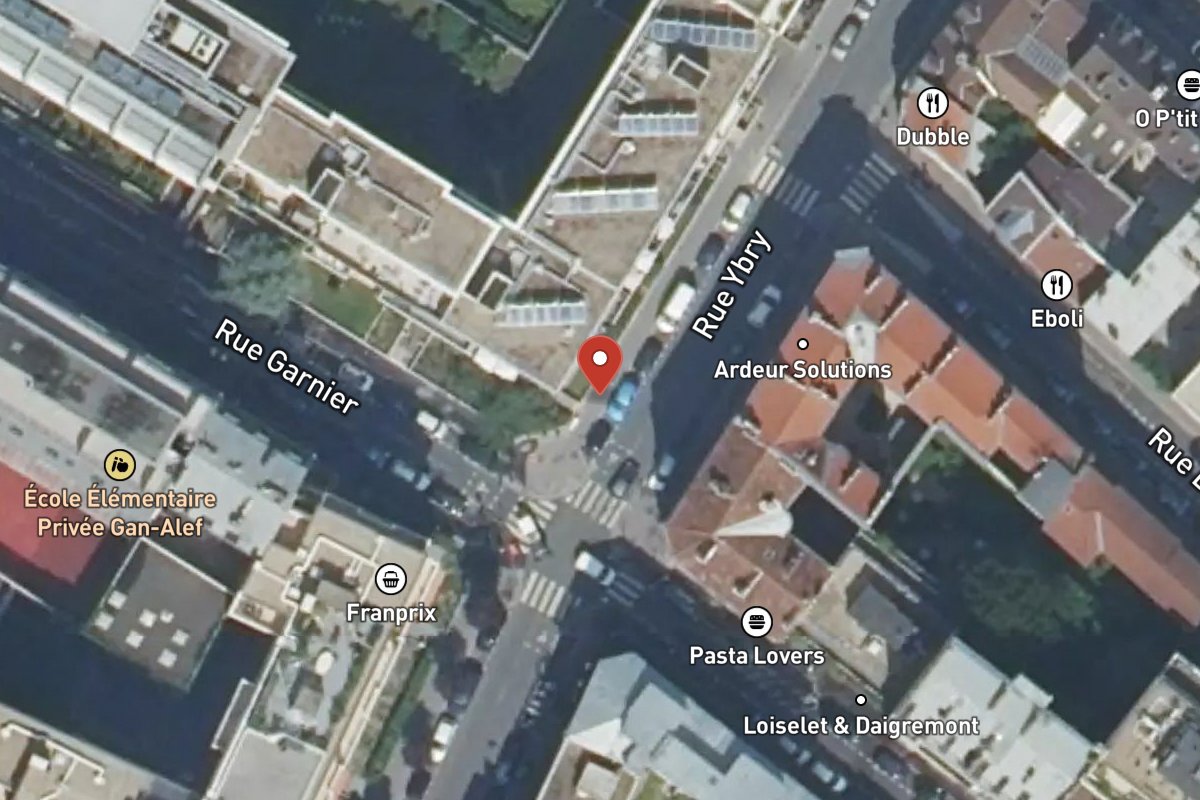Vue satellite — 17 Rue Ybry