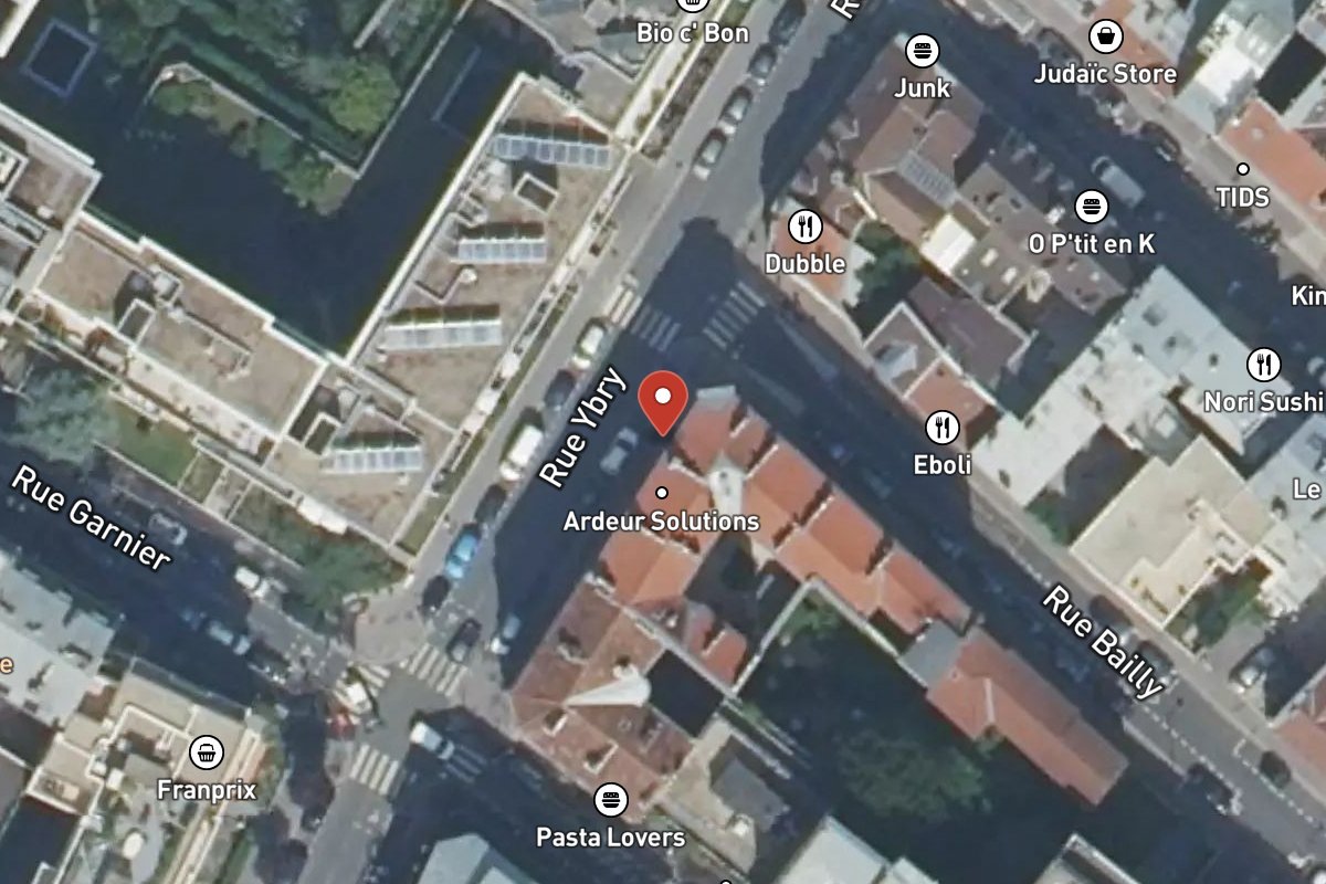 Vue satellite — 22 Rue Ybry